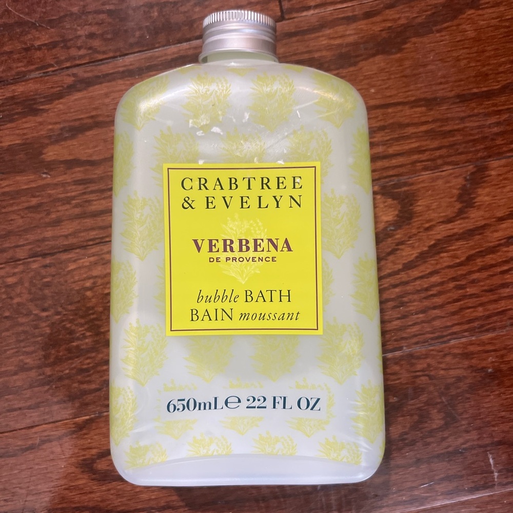 Crabtree & Evelyn Verbena De Provence Bubble Bath 22 oz New